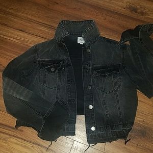 Black Jean Jacket